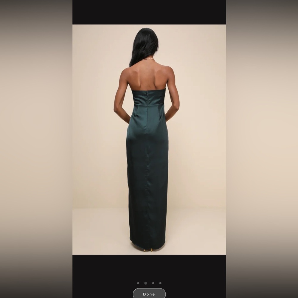 Lulus Strapless Gown - Picture 2 of 4